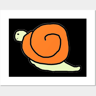 Cute snail Posters and Art